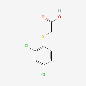 molecular formula C8H6Cl2O2S B1614710 Acetic acid, ((2,4-dichlorophenyl)thio)- CAS No. 7720-41-4