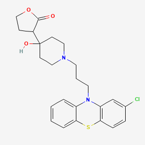 molecular formula C24H27ClN2O3S B1614723 Furomazine CAS No. 28532-90-3