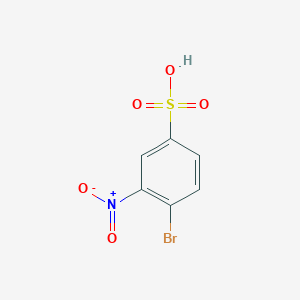 molecular formula C6H4BrNO5S B1614726 4-Bromo-3-nitrobenzenesulfonic acid CAS No. 584-49-6