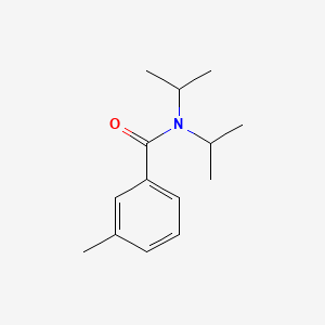 molecular formula C14H21NO B1614734 3-Methyl-N,N-bis(isopropyl)benzamide CAS No. 5448-36-2