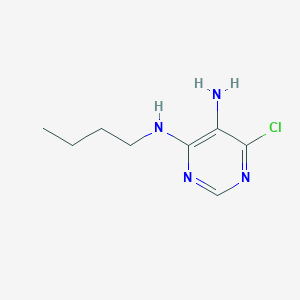 molecular formula C8H13ClN4 B1614737 n4-Butyl-6-chloropyrimidine-4,5-diamine CAS No. 41259-67-0