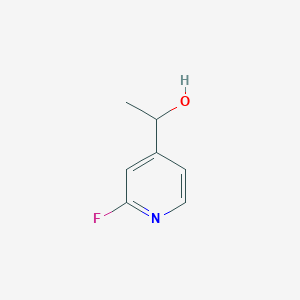 molecular formula C7H8FNO B161475 1-(2-Fluoropyridin-4-yl)ethanol CAS No. 137718-85-5