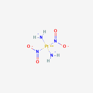 molecular formula H4N4O4Pt-2 B1614752 Diamminebis(nitrito-N)platinum CAS No. 14409-61-1