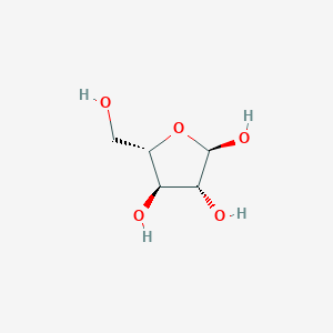 molecular formula C5H10O5 B1614755 alpha-L-Arabinofuranose CAS No. 38029-69-5