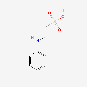 molecular formula C8H11NO3S B1614756 N-Phenyltaurine CAS No. 58928-14-6