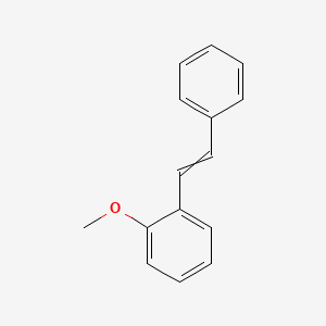 molecular formula C15H14O B1614761 1-Methoxy-2-(2-phenylethenyl)benzene CAS No. 52805-92-2
