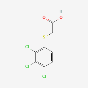 molecular formula C8H5Cl3O2S B1614762 ((2,3,4-Trichlorophenyl)thio)acetic acid CAS No. 71965-10-1