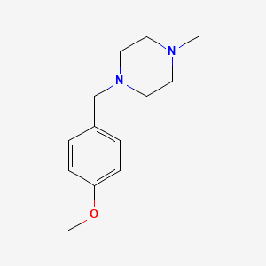 molecular formula C13H20N2O B1614763 1-(4-甲氧基苄基)-4-甲基哌嗪 CAS No. 414879-57-5