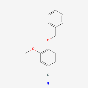 molecular formula C15H13NO2 B1614765 4-Benzyloxy-3-methoxy-benzonitrile CAS No. 52805-34-2