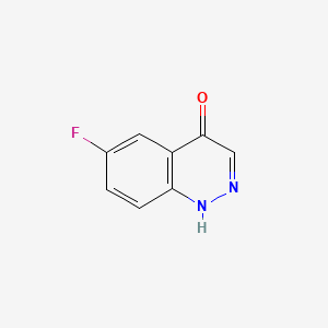 molecular formula C8H5FN2O B1614773 6-Fluoro-4-cinnolinol CAS No. 876-90-4