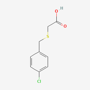 molecular formula C9H9ClO2S B1614774 [(4-氯苄基)硫代]乙酸 CAS No. 90649-82-4