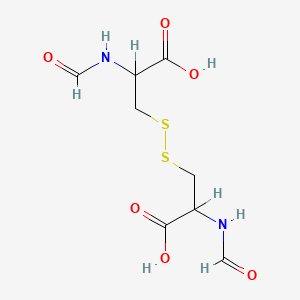 molecular formula C8H12N2O6S2 B1614777 N,N'-二甲酰-L-半胱氨酸 CAS No. 29581-98-4