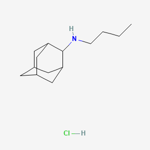 2-Adamantanamine, N-butyl-, hydrochloride