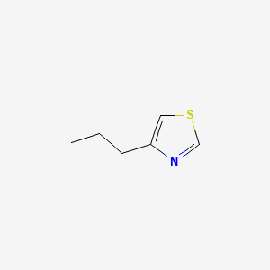 molecular formula C6H9NS B1614785 4-Propylthiazole CAS No. 41981-60-6