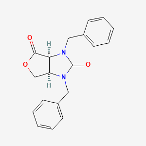 molecular formula C19H18N2O3 B1614790 (3As,6ar)-1,3-二苄基四氢-1h-呋喃[3,4-d]咪唑-2,4-二酮 CAS No. 28092-62-8
