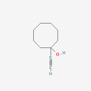 molecular formula C10H16O B1614797 Cyclooctanol, 1-ethynyl- CAS No. 55373-76-7