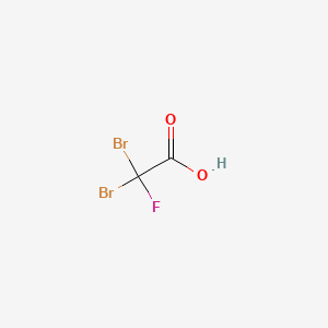 molecular formula C2HBr2FO2 B1614799 Dibromofluoroacetic acid CAS No. 353-99-1