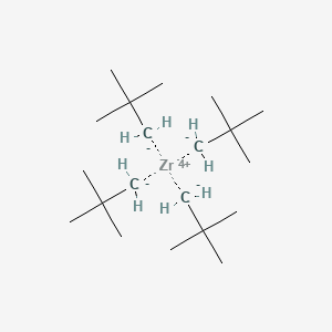 molecular formula C20H44Z B1614815 Zirconium, tetrakis(2,2-dimethylpropyl)- CAS No. 38010-72-9