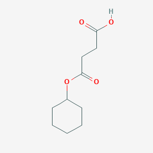 molecular formula C10H16O4 B161482 4-(Cyclohexyloxy)-4-oxobutanoic acid CAS No. 10018-78-7