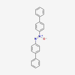 molecular formula C24H18N2O B1614821 Di(1,1'-biphenyl)-4-yldiazene 1-oxide CAS No. 7334-12-5