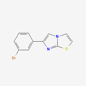 molecular formula C11H7BrN2S B1614826 6-(3-Bromo-phenyl)-imidazo[2,1-b]thiazole CAS No. 419557-26-9