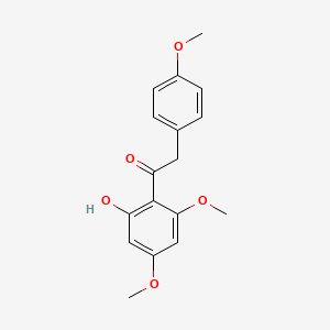 1-(2-Hydroxy-4,6-dimethoxyphenyl)-2-(4-methoxyphenyl)ethanone