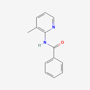 molecular formula C13H12N2O B1614836 Benzamide, N-(3-methyl-2-pyridyl)- CAS No. 23612-46-6