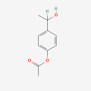 molecular formula C10H12O3 B1614839 4-(1-Hydroxyethyl)phenyl acetate CAS No. 53744-50-6