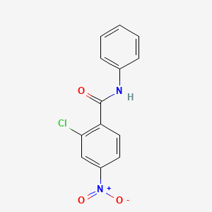 molecular formula C13H9ClN2O3 B1614850 2-Chloro-4-nitrobenzanilide CAS No. 71501-31-0