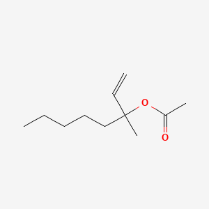 molecular formula C11H20O2 B1614866 3-Methyloct-1-en-3-yl acetate CAS No. 66008-66-0