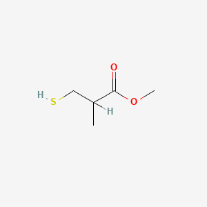 molecular formula C5H10O2S B1614870 2-甲基-3-巯基丙酸甲酯 CAS No. 4131-76-4