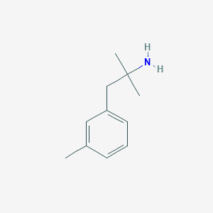 molecular formula C11H17N B1614878 2-Methyl-1-(m-tolyl)propan-2-amine CAS No. 738530-39-7