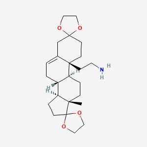 molecular formula C24H37NO4 B1614893 Edifolone CAS No. 90733-40-7