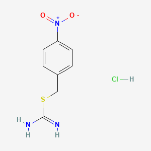 molecular formula C8H10ClN3O2S B1614901 4-硝基苄基假硫脲盐酸盐 CAS No. 4357-96-4