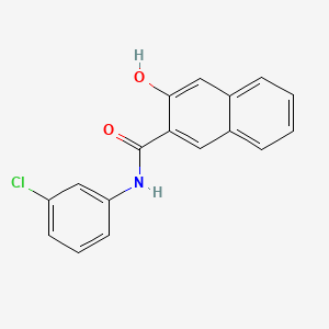molecular formula C17H12ClNO2 B1614902 2-Naphthalenecarboxamide, N-(3-chlorophenyl)-3-hydroxy- CAS No. 5442-40-0
