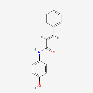 molecular formula C15H13NO2 B1614916 N-(4-Hydroxyphenyl)cinnamamide CAS No. 3579-85-9