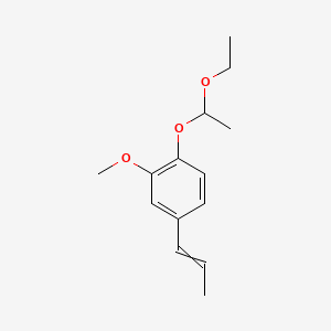 Benzene, 1-(1-ethoxyethoxy)-2-methoxy-4-(1-propen-1-yl)-