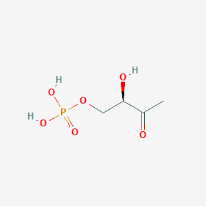 molecular formula C4H9O6P B161495 [(2R)-2-羟基-3-氧代丁基]二氢磷酸 CAS No. 130971-02-7