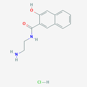 2-Naphthalenecarboxamide, N-(2-aminoethyl)-3-hydroxy-, hydrochloride