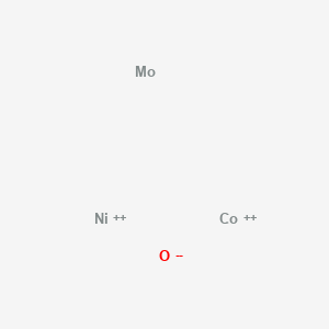 molecular formula CoMoNiO+2 B1614981 Cobalt dimolybdenum nickel octaoxide CAS No. 68016-03-5