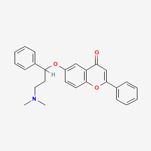 molecular formula C26H25NO3 B1614994 Ansoxetine CAS No. 79130-64-6