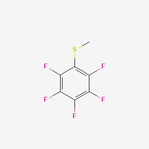 molecular formula C7H3F5S B1614996 Benzene, pentafluoro(methylthio)- CAS No. 653-39-4