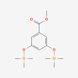 molecular formula C14H24O4Si2 B1615000 Methyl 3,5-bis(trimethylsilyloxy)benzoate CAS No. 27798-59-0