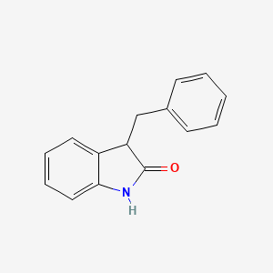 molecular formula C15H13NO B1615004 3-Benzyl-1,3-dihydroindol-2-one CAS No. 7511-08-2