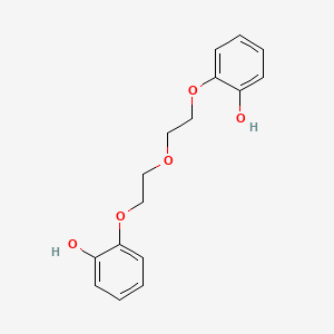molecular formula C16H18O5 B1615006 2-{2-[2-(2-Hydroxyphenoxy)ethoxy]ethoxy}phenol CAS No. 23116-94-1
