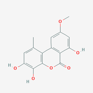 molecular formula C15H12O6 B161501 4-羟基交链孢酚 9-甲基醚 CAS No. 959417-17-5