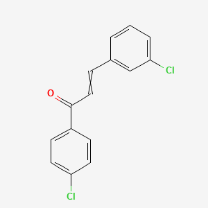 molecular formula C15H10Cl2O B1615012 3-(3-chlorophenyl)-1-(4-chlorophenyl)prop-2-en-1-one CAS No. 52182-41-9