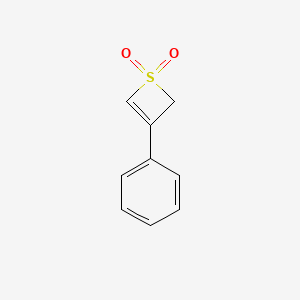molecular formula C9H8O2S B1615017 3-phenyl-2H-thiete 1,1-dioxide CAS No. 25903-17-7