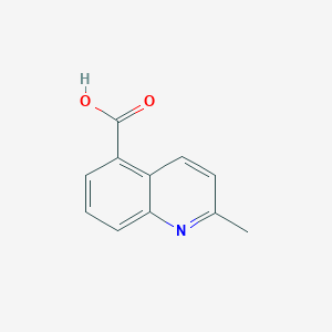 molecular formula C11H9NO2 B1615019 2-Methylquinoline-5-carboxylic acid CAS No. 634-39-9
