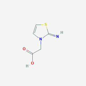 molecular formula C5H6N2O2S B1615028 2-(2-iminothiazol-3(2H)-yl)acetic acid CAS No. 23576-80-9